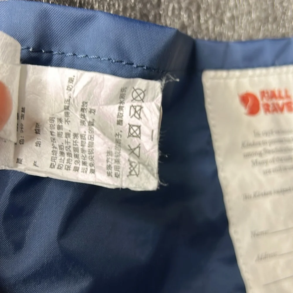 Fjallraven Kanken Blue Backpack - Picture 9 of 11